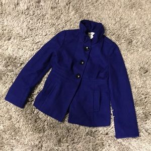 Old navy blue wool jacket